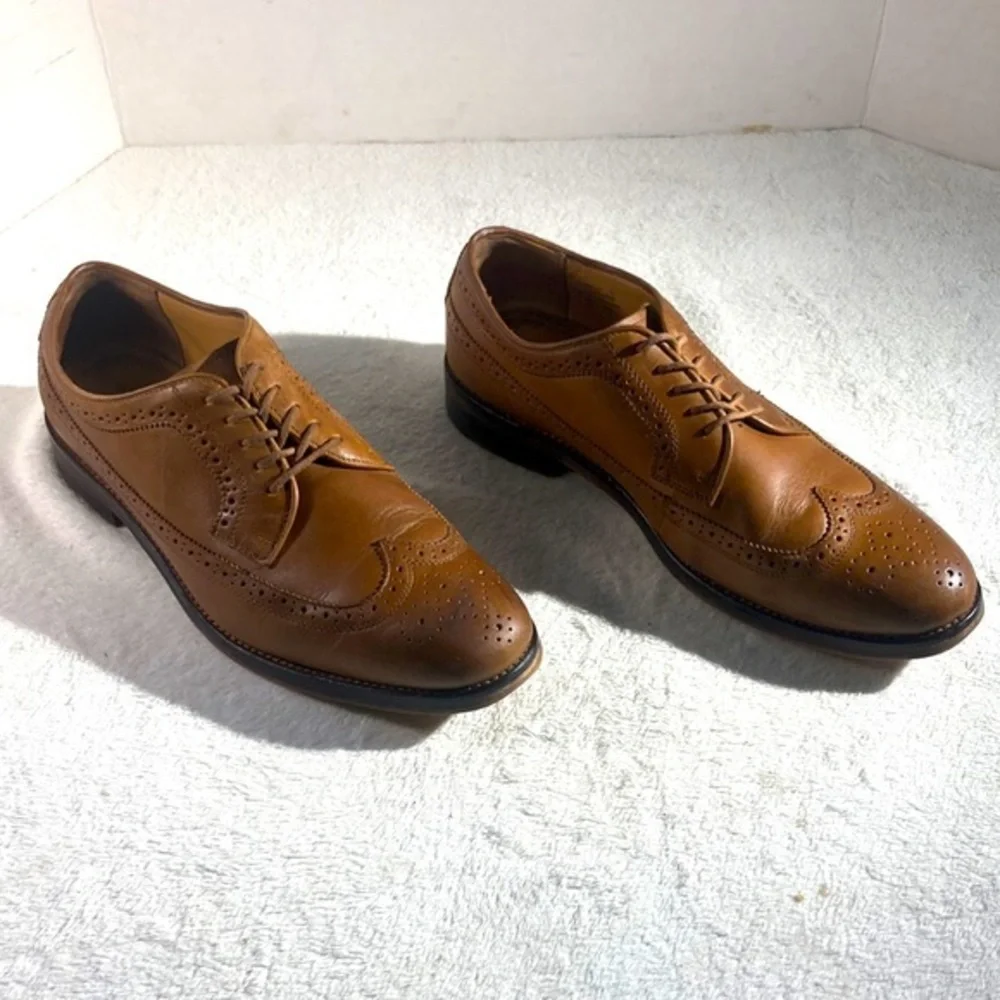 Polo Ralph Lauren Mens Brown Moseley Oxfords